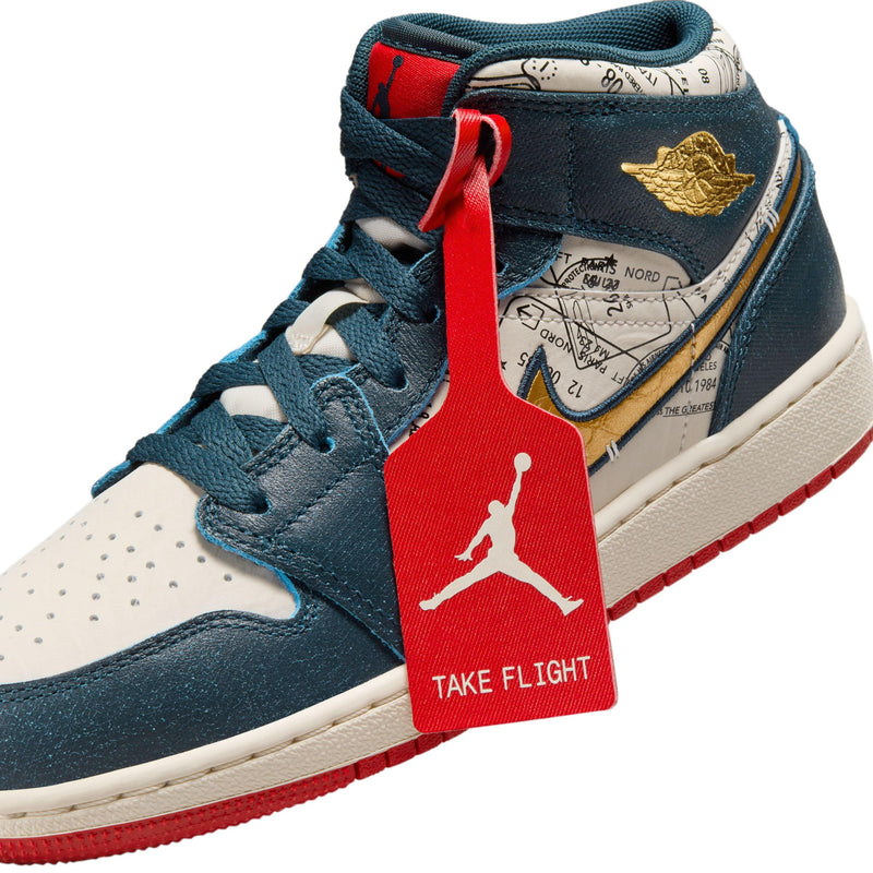 Kids Air Jordan 1 Mid SE 'Take Flight'