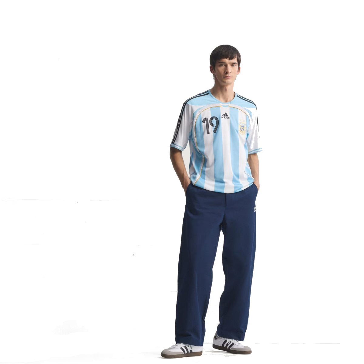 Argentina 2006 Messi Home Kit Tee 'White'