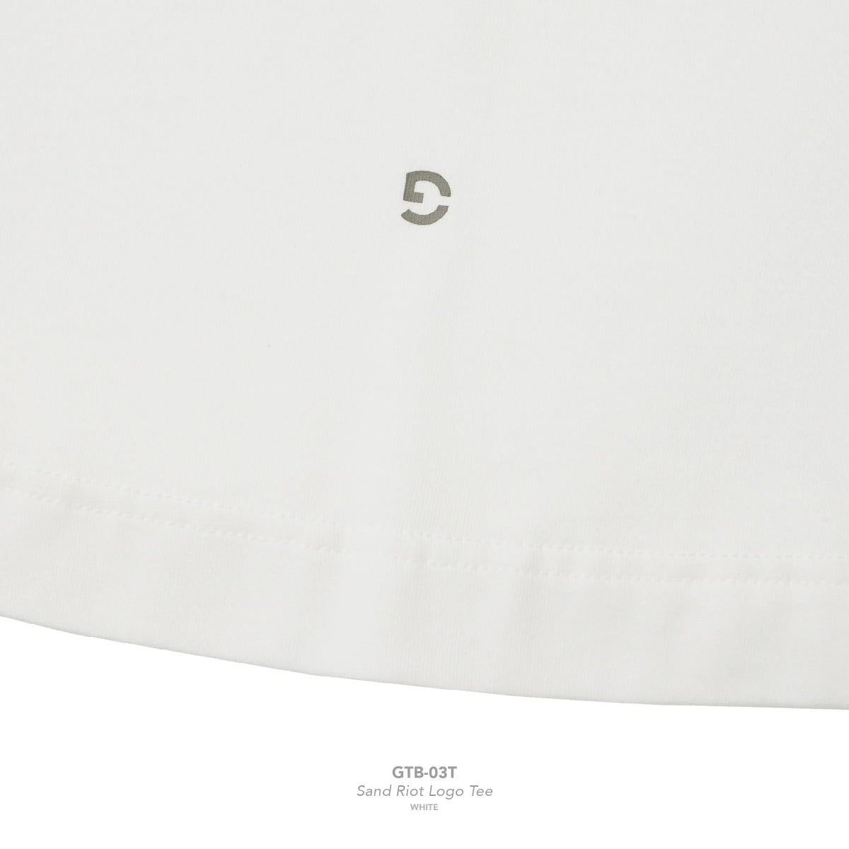 + TIGHTBOOTH Sand Riot Logo Tee 'White'