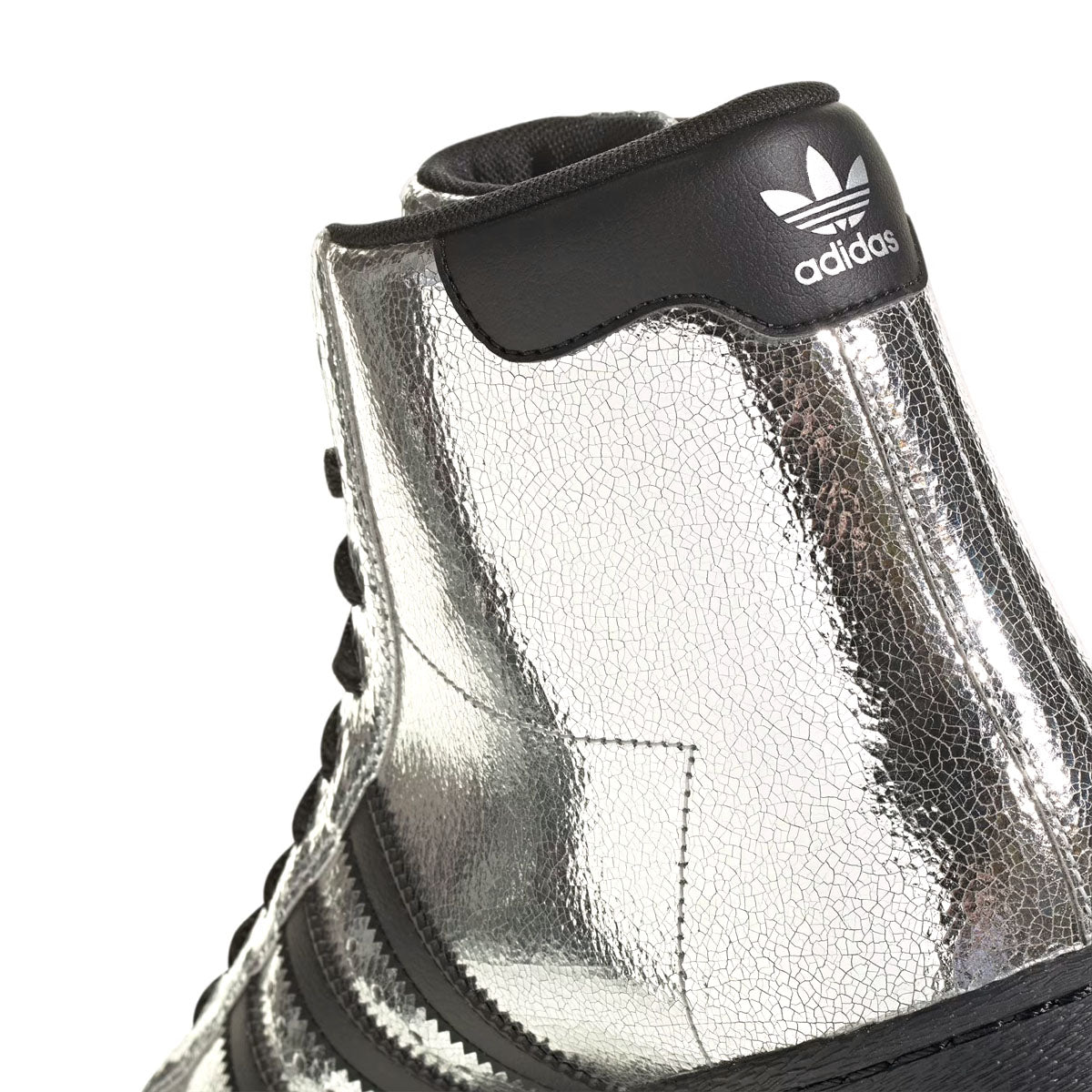Wmns Superstar 82 Roller Skates 'Silver Metallic Core Black'