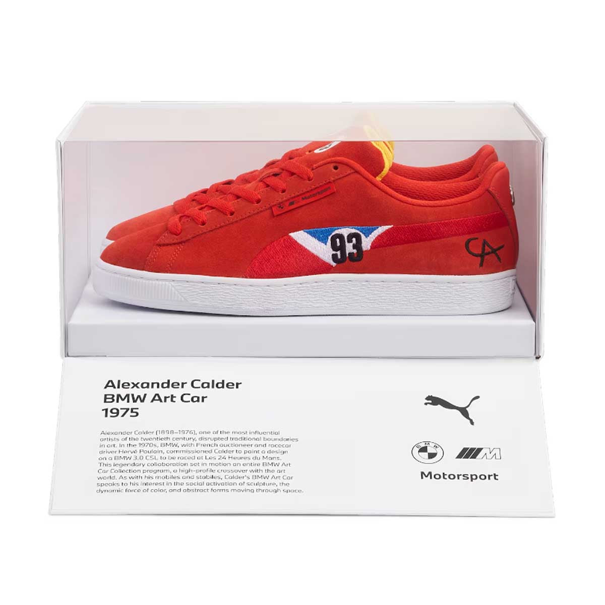 + BMW M Motorsport Suede Calder 'Pop Red'