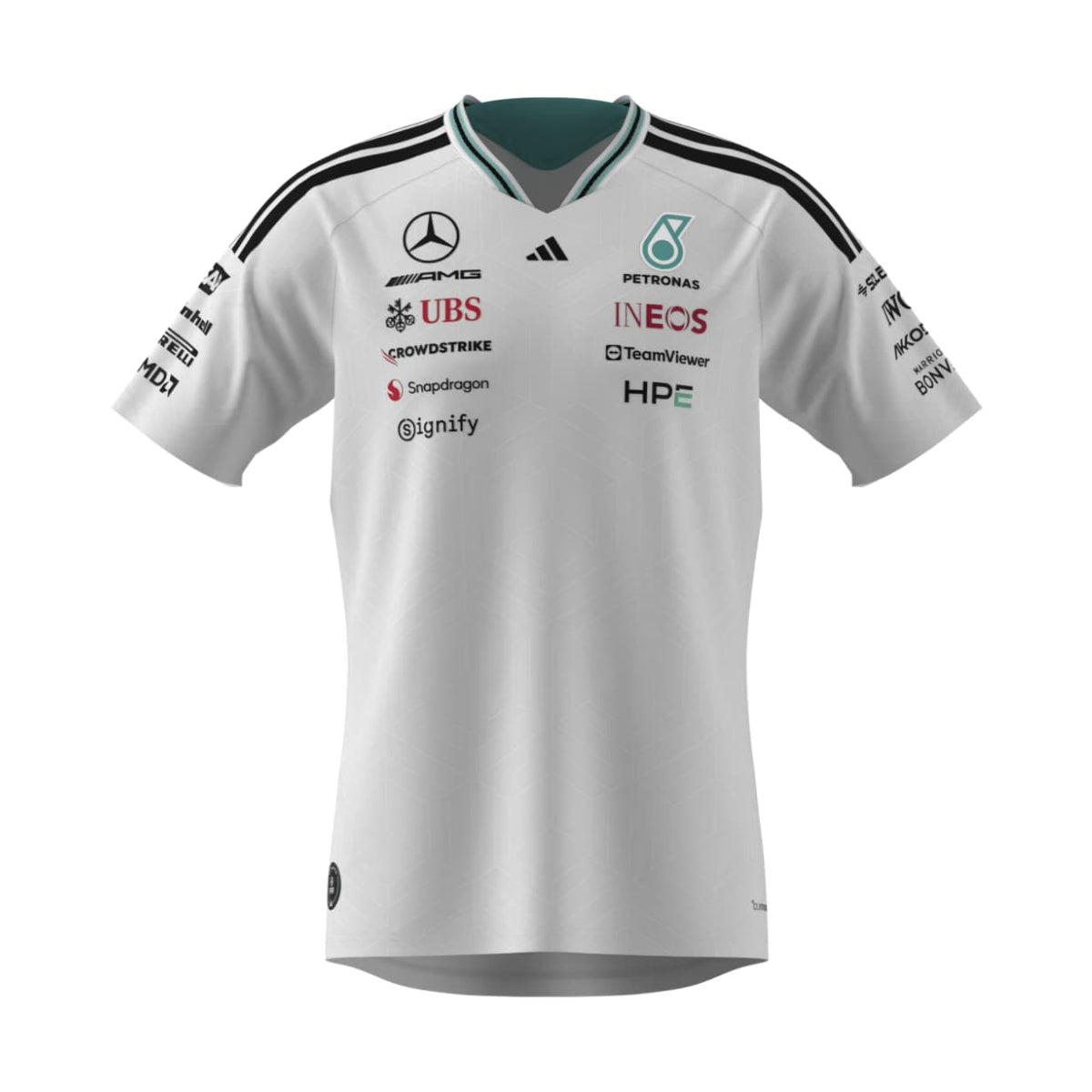 + Mercedes AMG Petronas F1 Team Driver Jersey Authentic 'White'