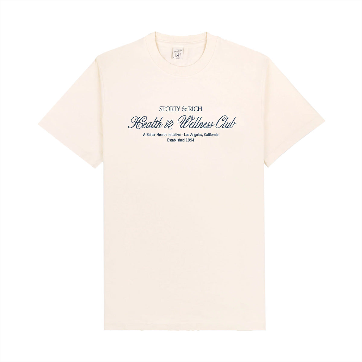 H&W Club Tee 'Cream Navy'