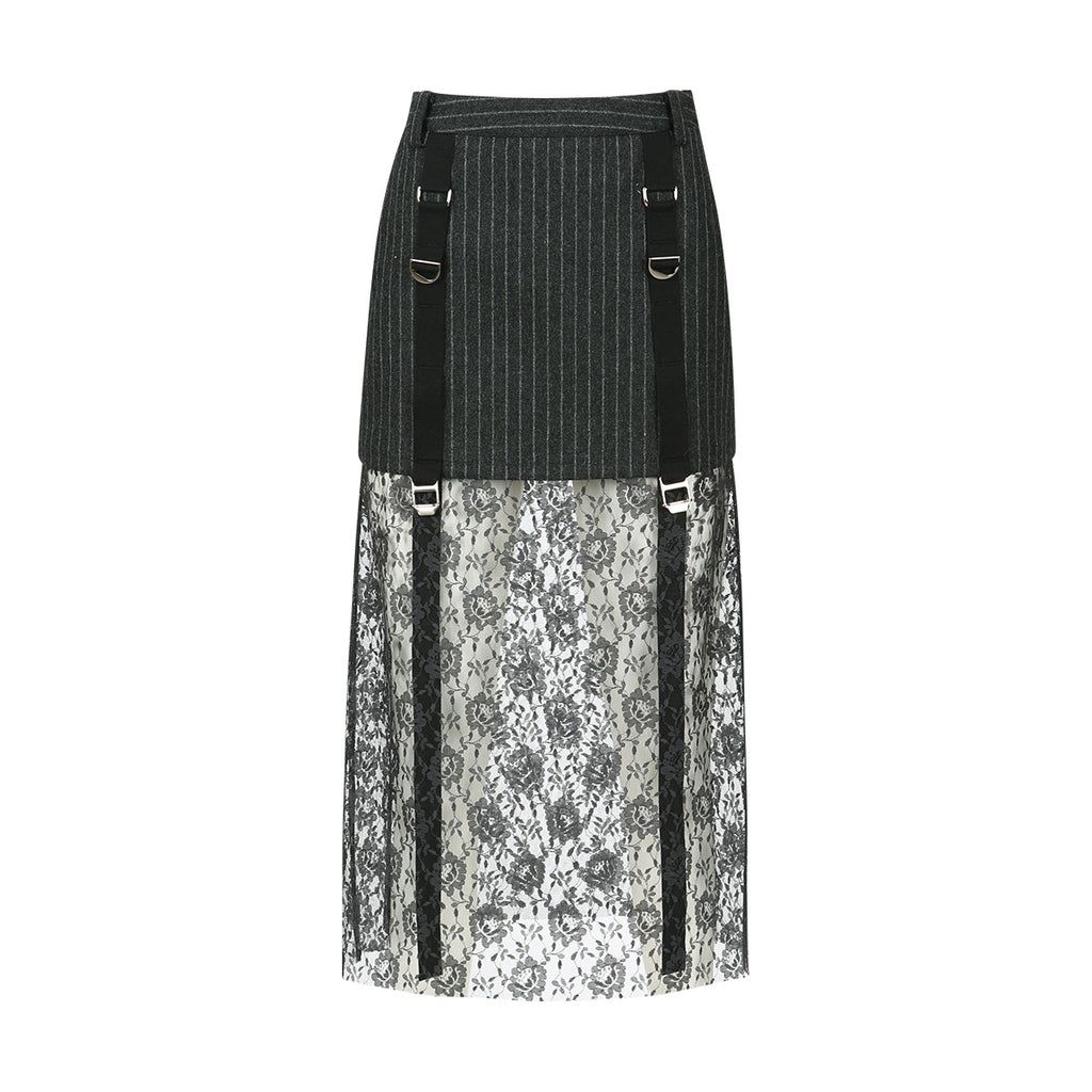 【ANDERSSON BELL】 PARACHUTE GEAR WOOL SKIRT GREY Andersson Bell Parachute Gear Wool Skirt 'Grey' – Limited Edt