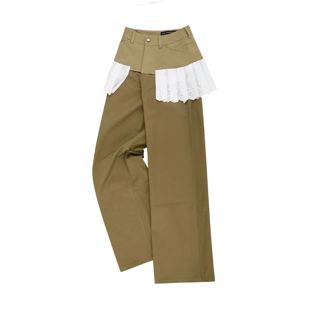 パンツ [ANDERSSON BELL] LACE PLEATS SKIRT PANTS : Beige LACE PLEATS SKIRT PANTS apa798w(BEIGE) – Andersson Bell