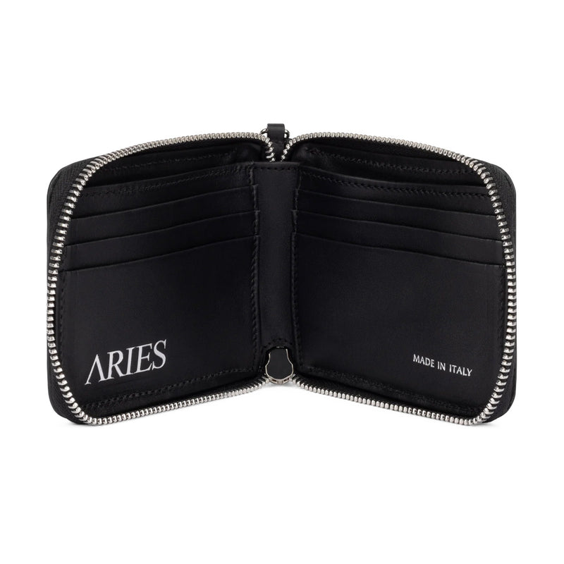 Croc Studded Bobby Wallet