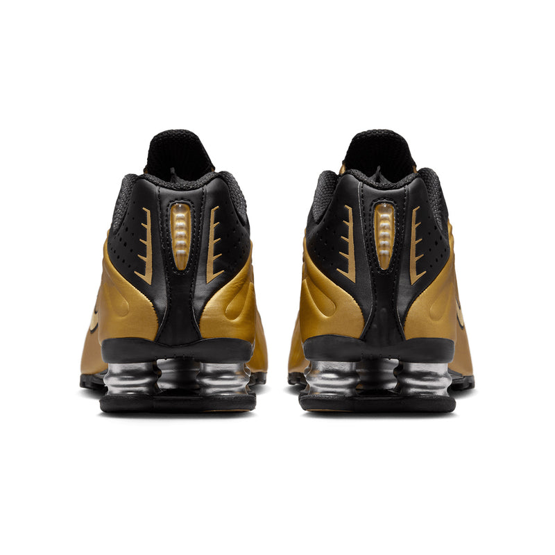 Wmns Shox R4 'Black Metallic Gold'