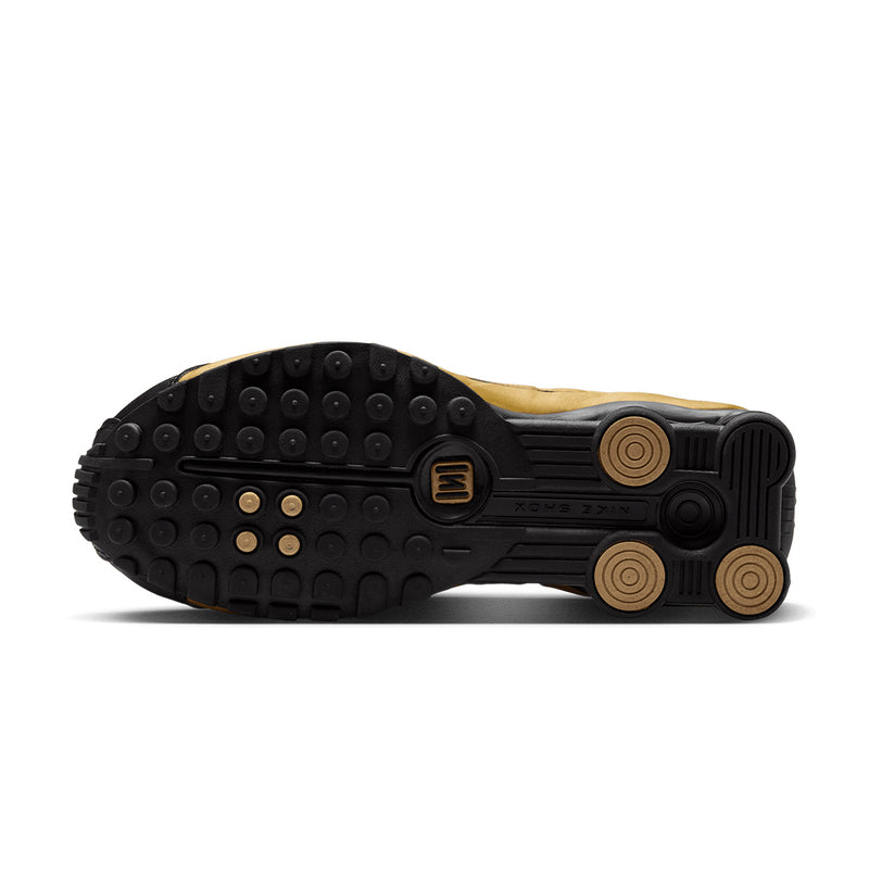 Wmns Shox R4 'Black Metallic Gold'