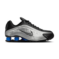 Wmns Shox R4 'Metallic Silver Black Racer Blue'