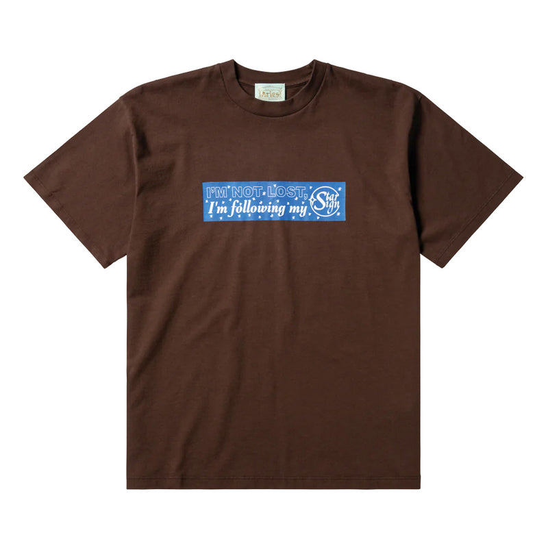 Follow Your Starsign Tee 'Brown'