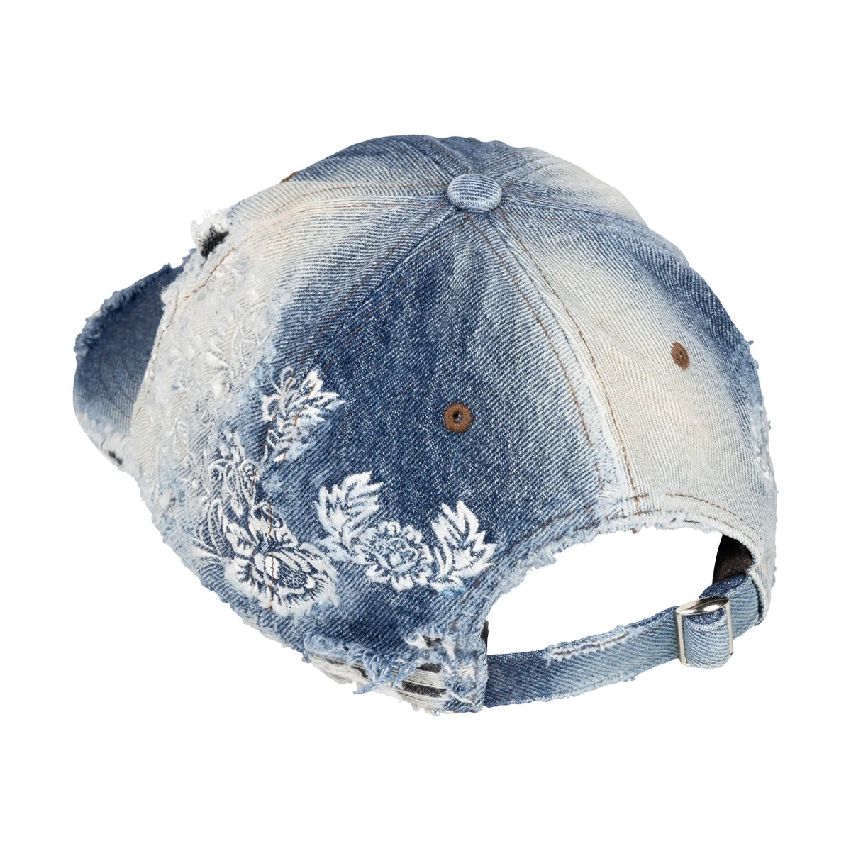 Destroyed Lace Cap 'Denim'