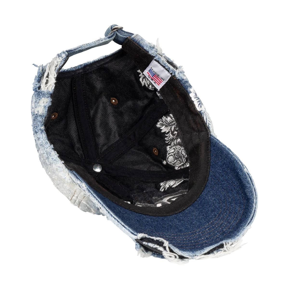 Destroyed Lace Cap 'Denim'