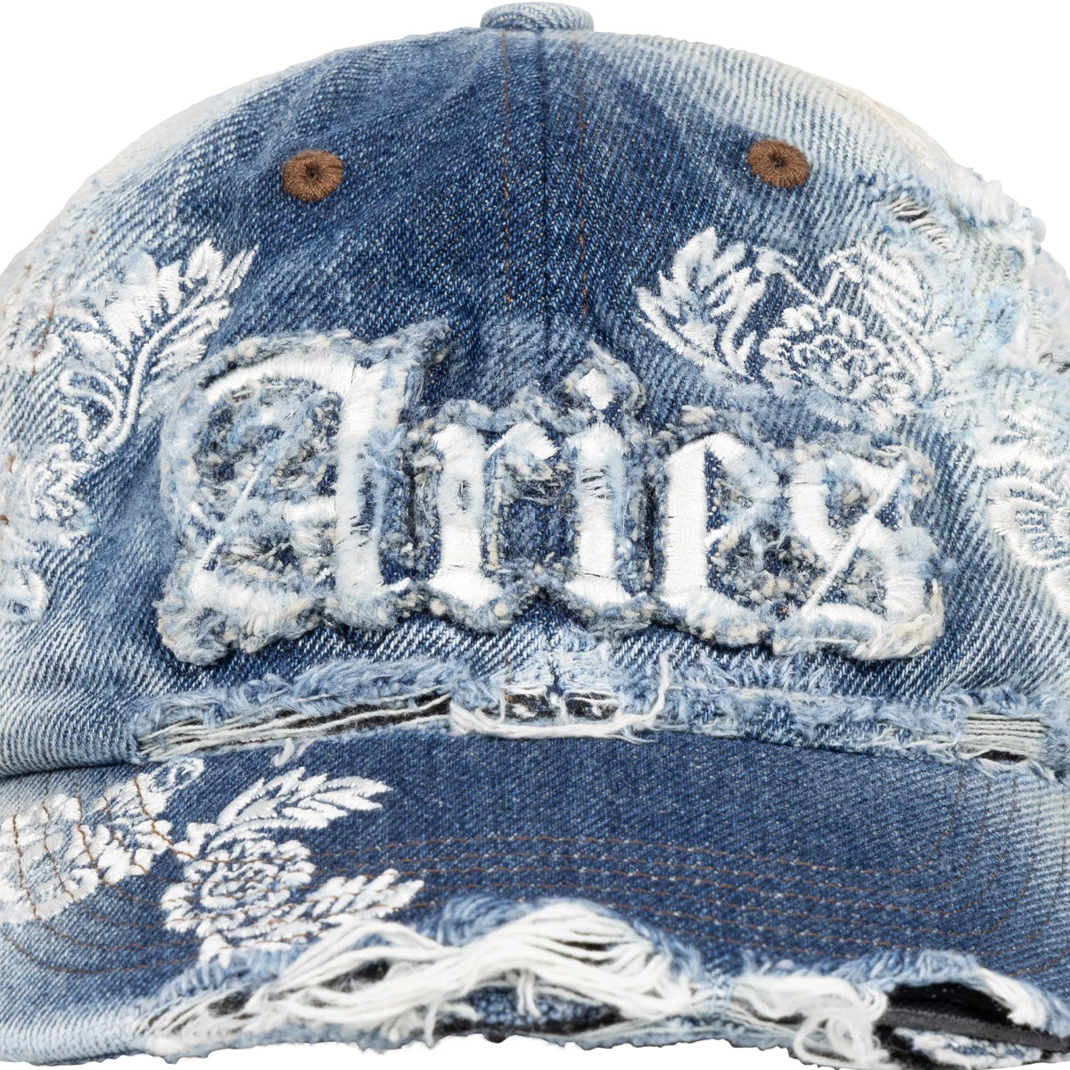 Destroyed Lace Cap 'Denim'