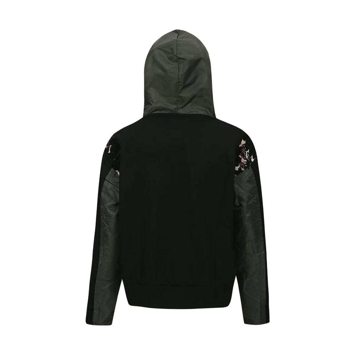 SEOUL23 Contrast Hoodie 'Black'