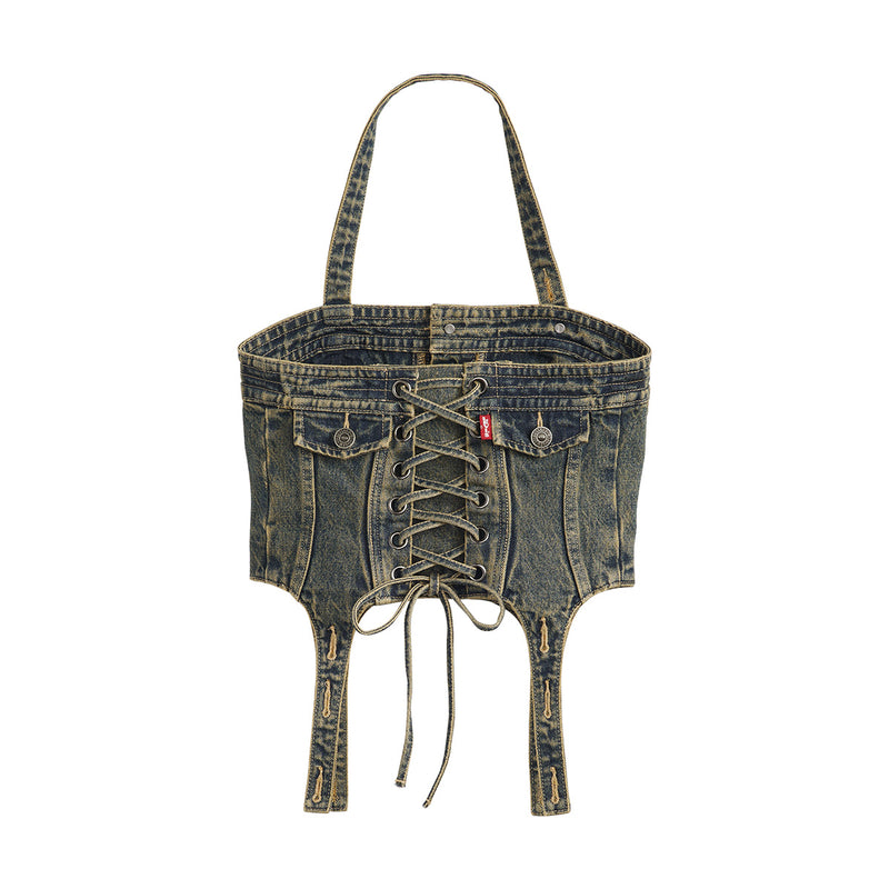 + Levi's Denim Corset 'Tinited Indigo'