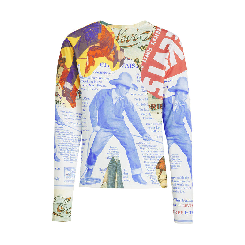 + Levi's Second Skin Collage Top 'Multi'