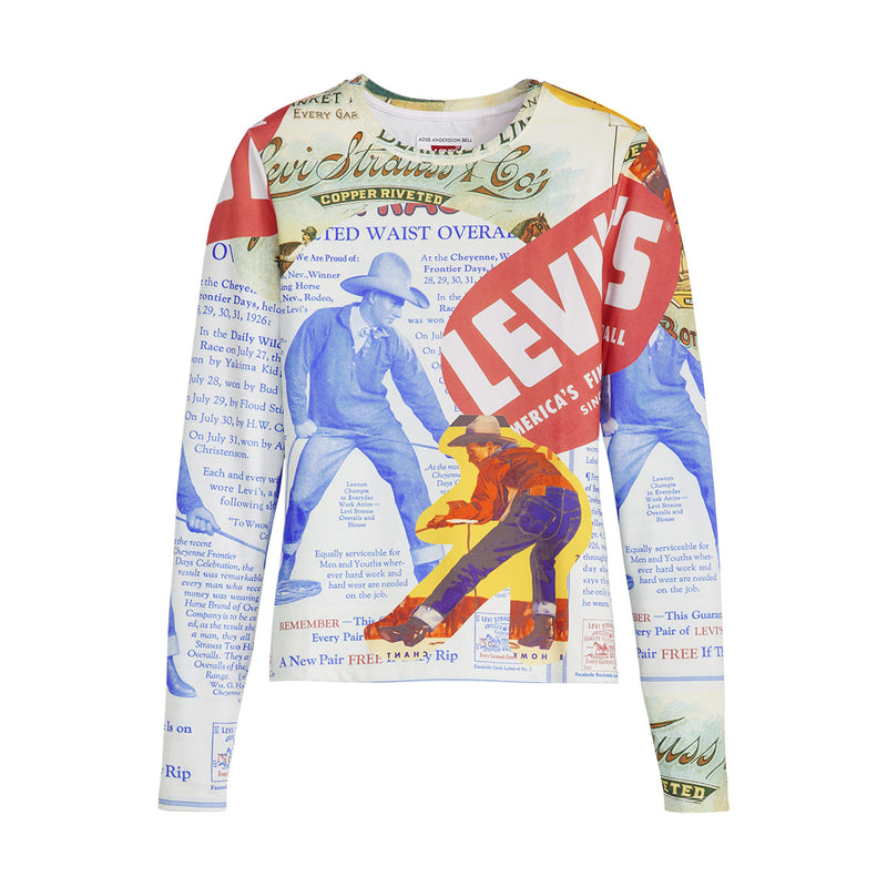 + Levi's Second Skin Collage Top 'Multi'