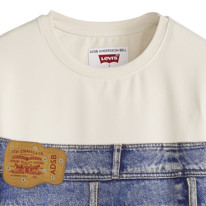 + Levi's Second Skin Trompe L'eoil Denim Top 'Multi'