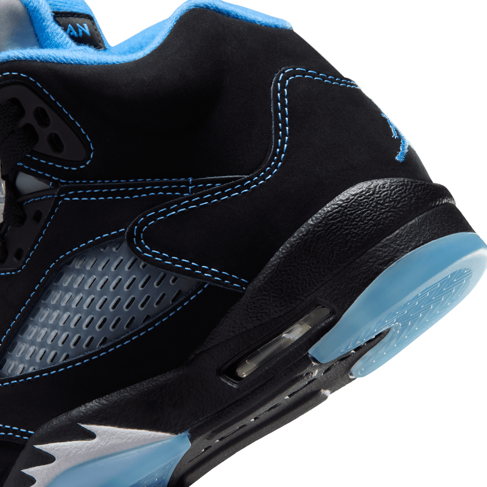Kids Air Jordan 5 Retro 'Black University Blue'