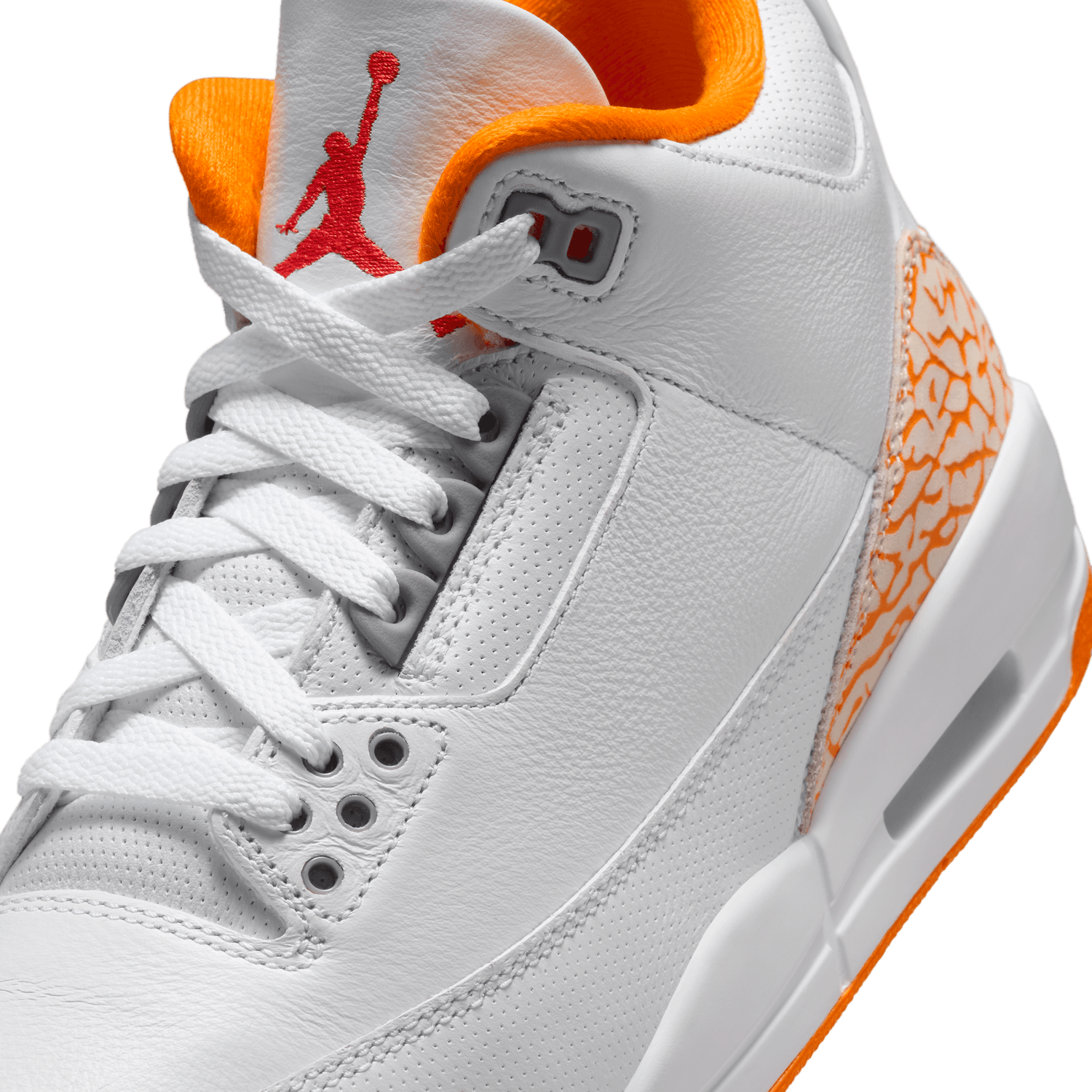 Wmns Air Jordan 3 Retro 'White Orange Peel'
