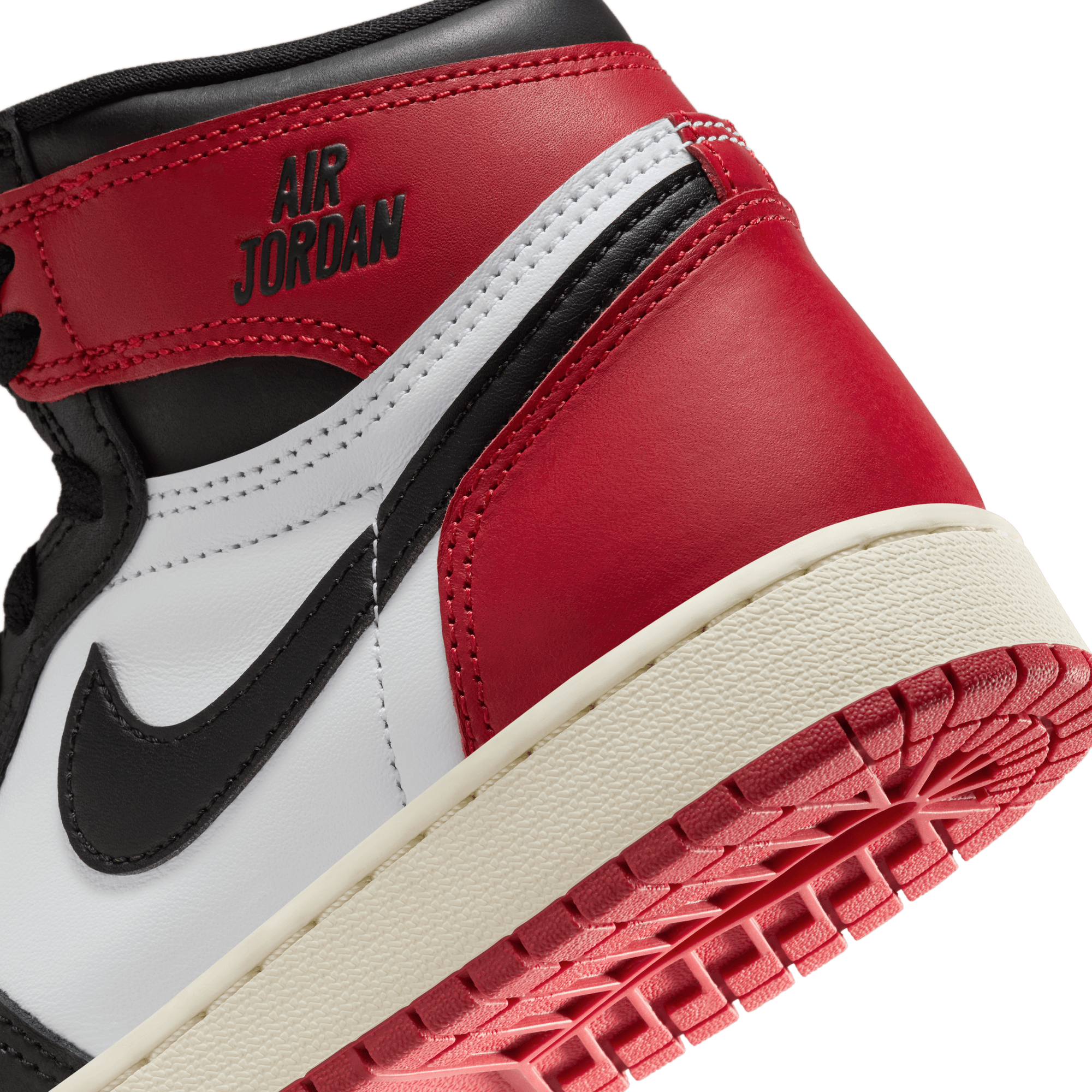 Kids Air Jordan 1 Retro High OG 'Black Toe Reimagined'