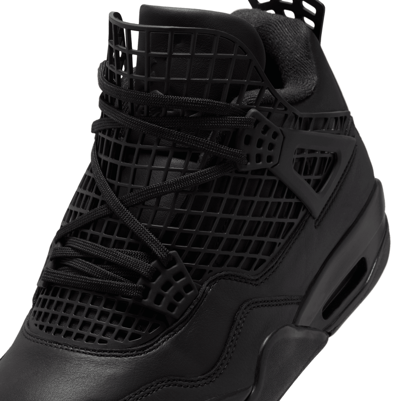 Wmns Air Jordan 4 Net 'Triple Black'