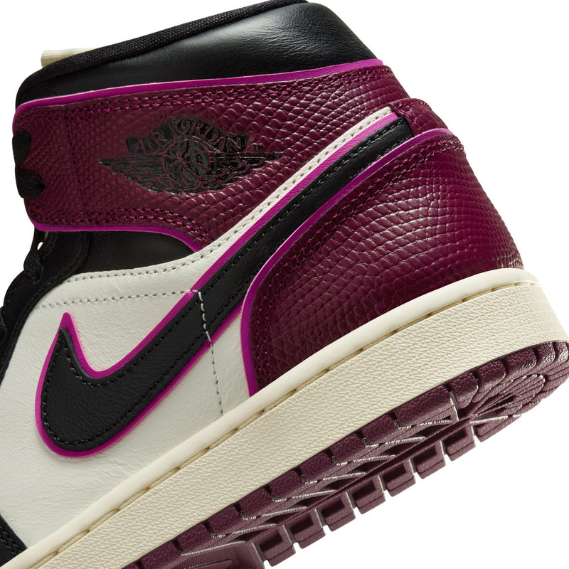 Wmns Air Jordan 1 Mid SE 'Sail Bordeaux'