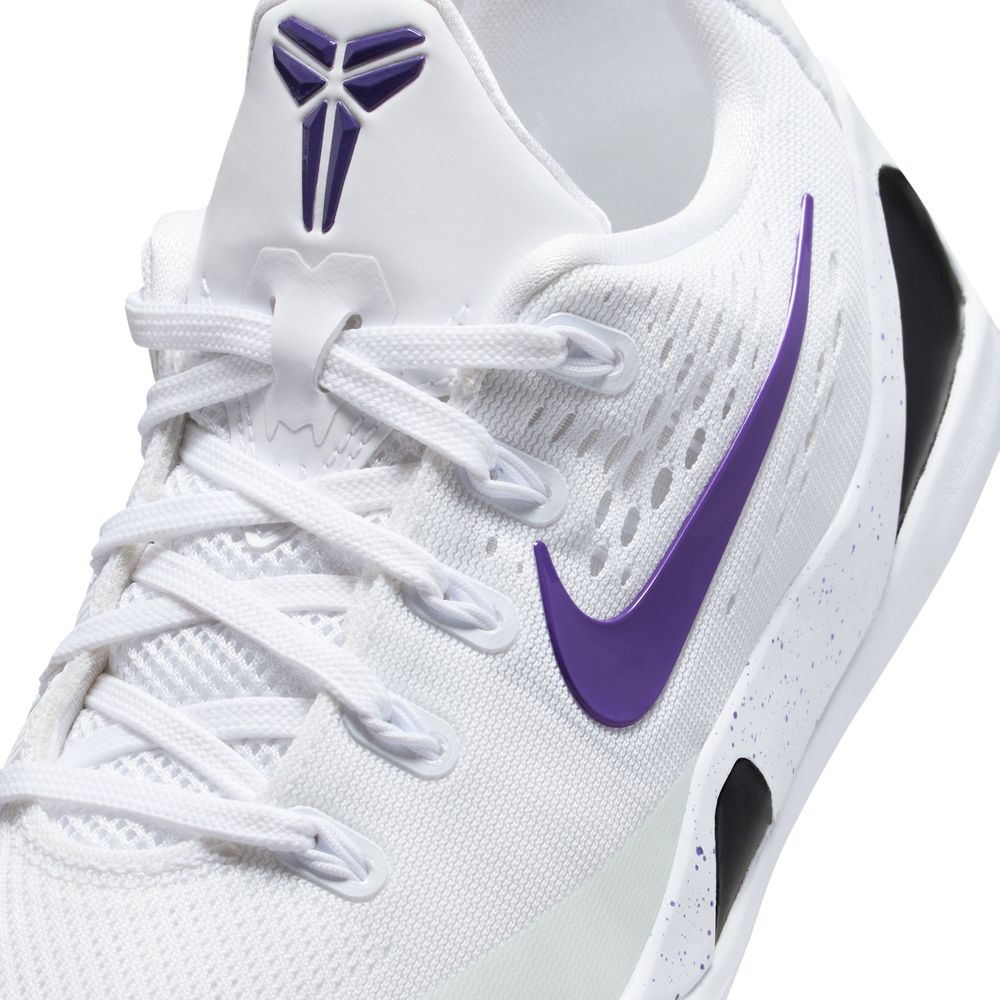 Kids Kobe IX Low Em 'White Court Purple'