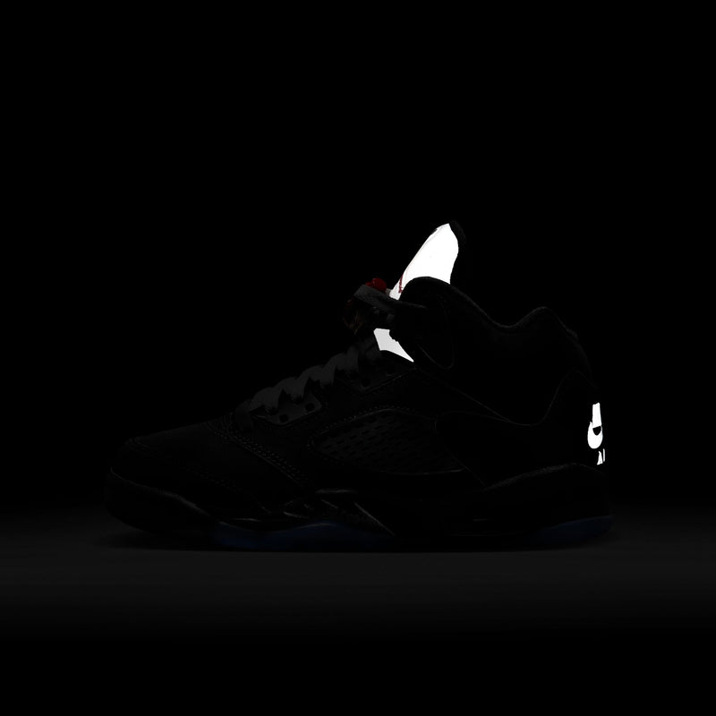 Kids Air Jordan 5 Retro OG 'Black Metallic Reimagined'