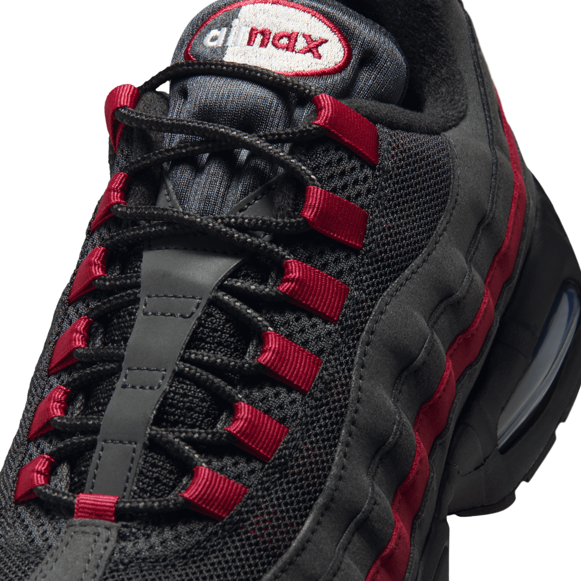 Air Max 95 Big Bubble 'Black Team Crimson Wolf Grey'