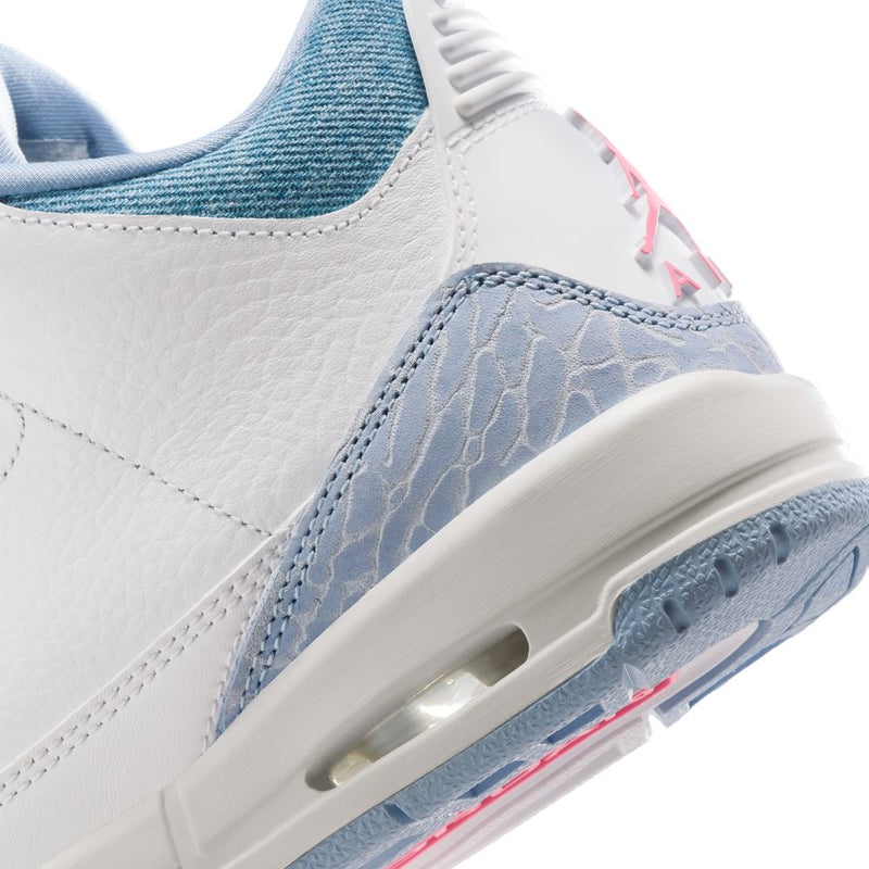 Kids Air Jordan 3 'Denim Pink Glow'