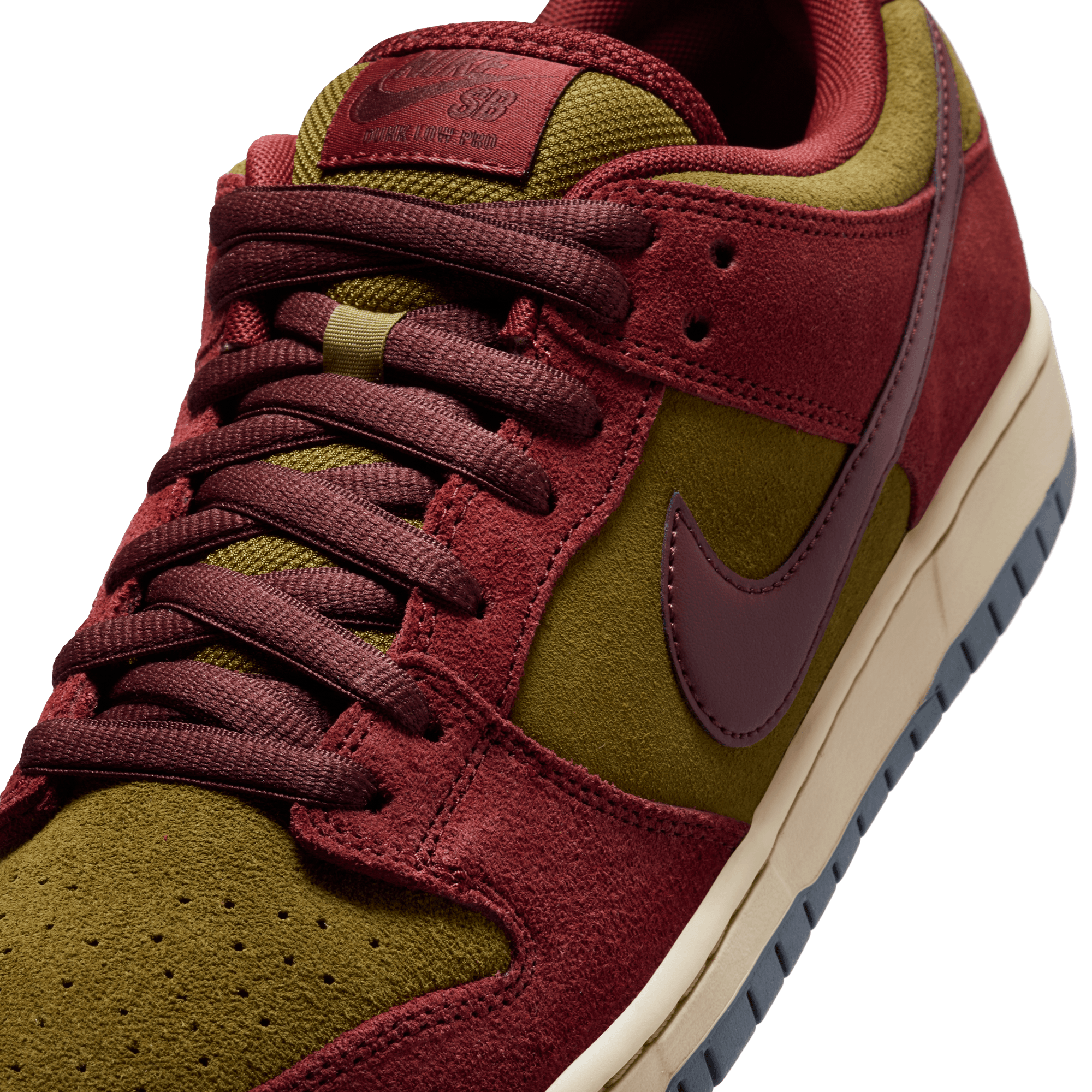 SB Dunk Low Pro 'Dark Team Red Olive Flak'