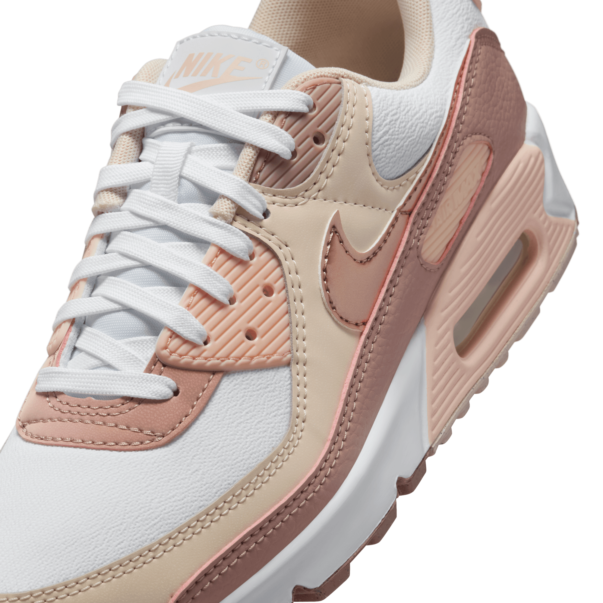 Wmns Air Max 90 Nn Prm 'Velvet Brown Particle Pink'