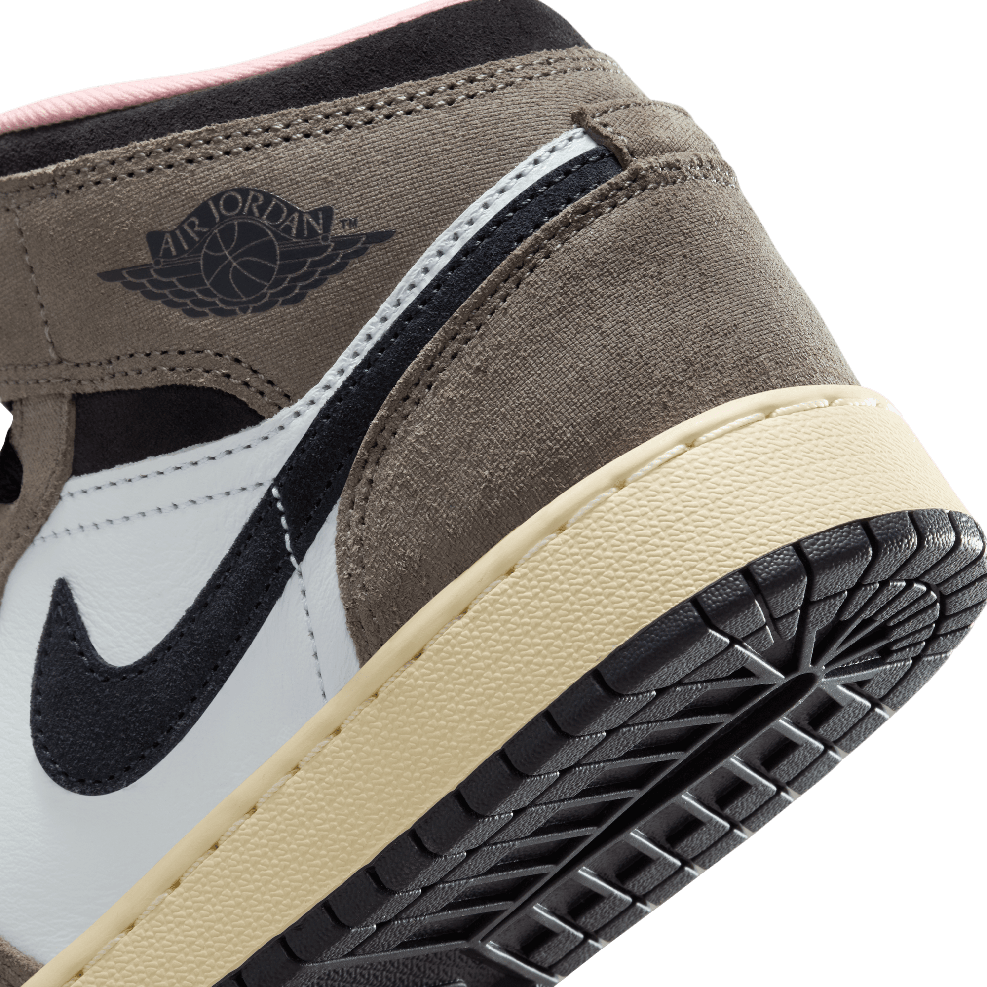 Kids Air Jordan 1 Mid SE 'Cave Stone'