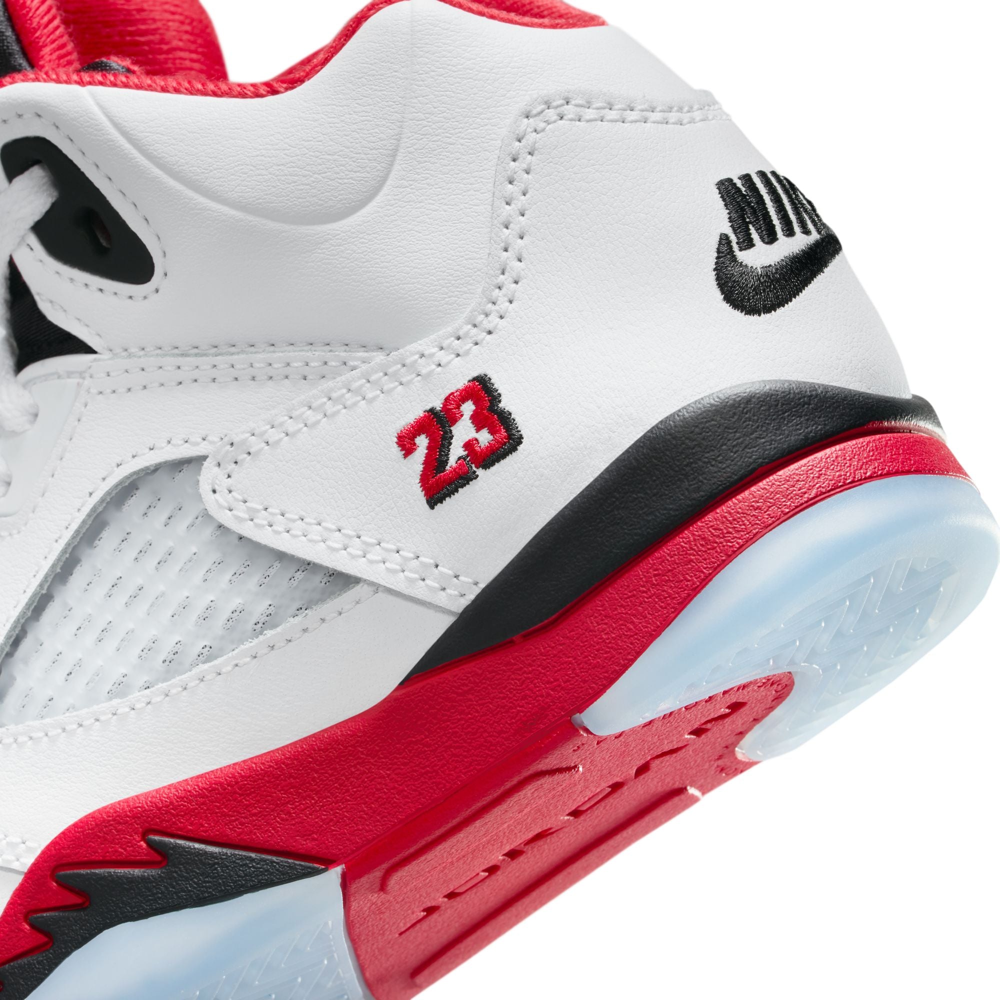 Kids Air Jordan 5 Retro OG 'Fire Red Black Tongue'