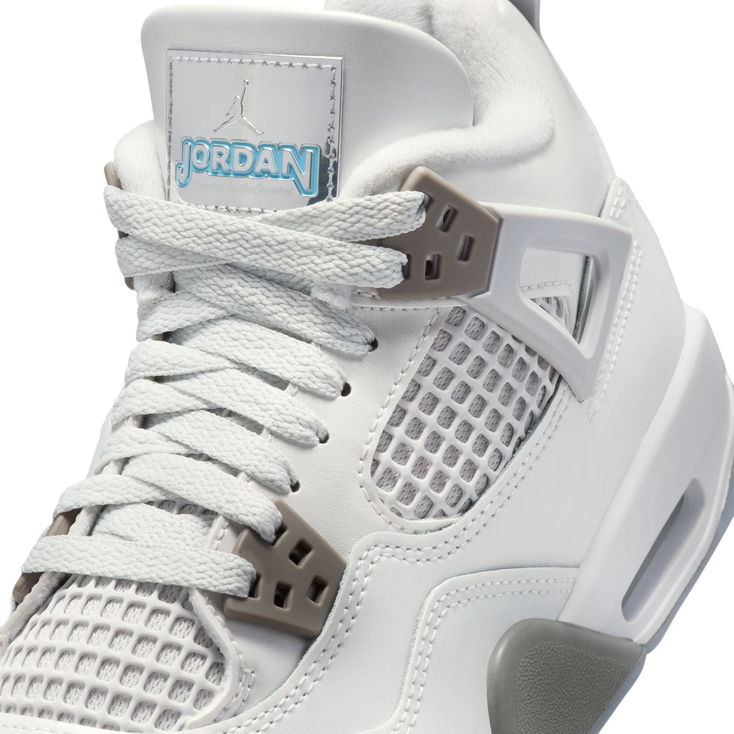 Kids Air Jordan 4 Retro 'Blue Chill'