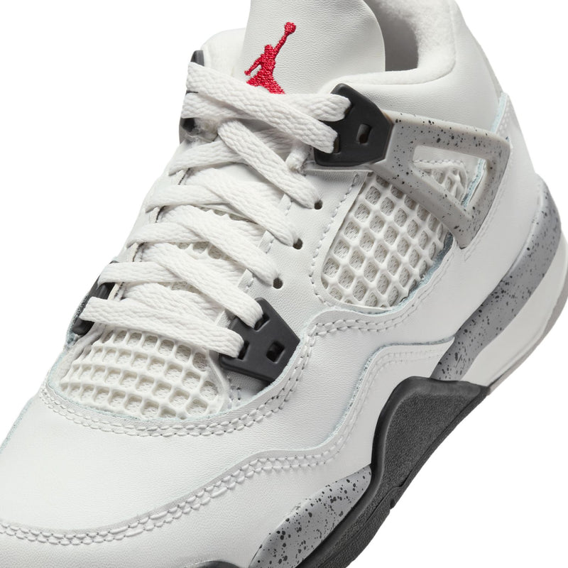 Kids Air Jordan 4 Retro 'White Cement'