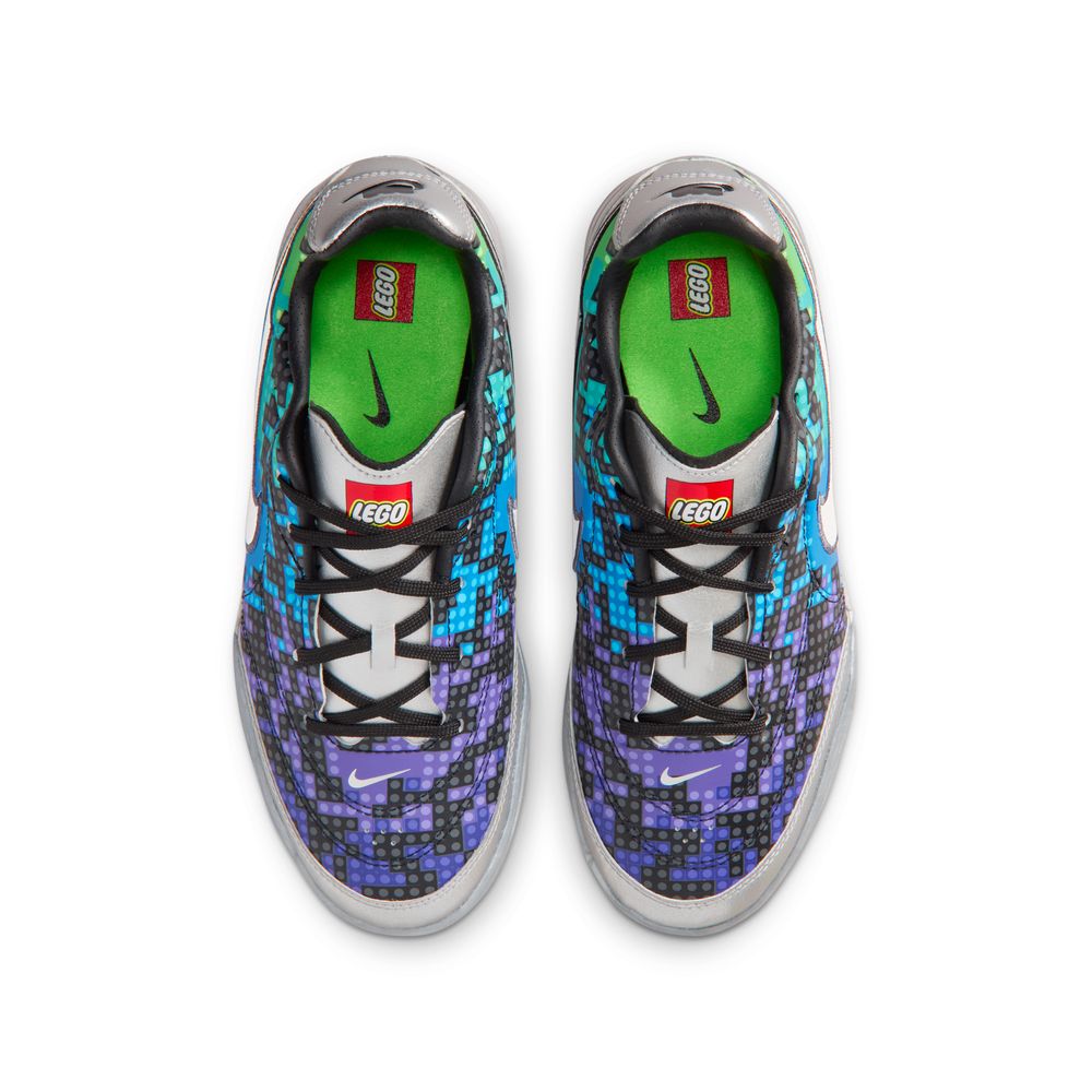 + LEGO® Kids Tiempo Streetgato 'Metallic Silver Green Strike'