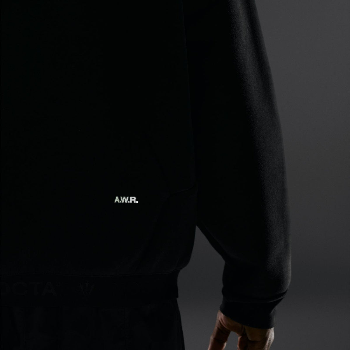 + NOCTA Trapeziud-Cut Crew-Neck Pullover 'Black'