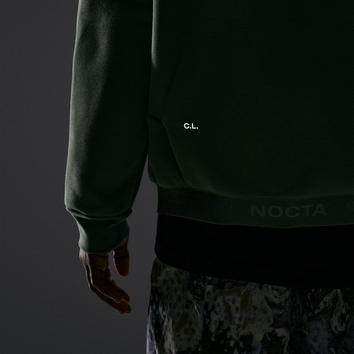 + NOCTA Trapeziud-Cut Crew-Neck Pullover 'Twilight Marsh'