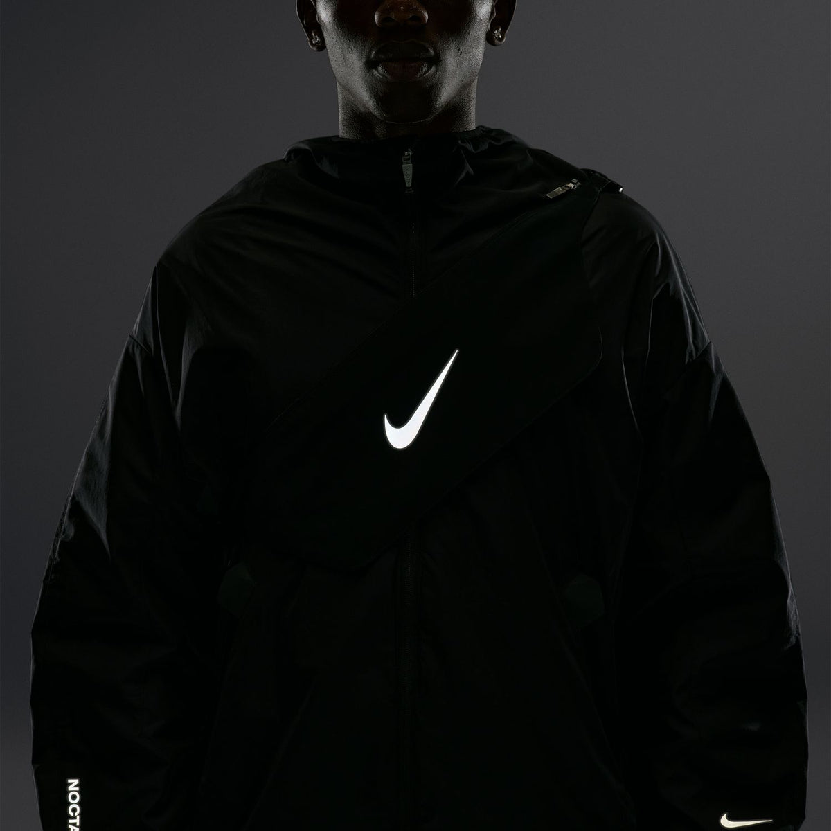 + NOCTA Shroud Cut Track Jacket 'Black'