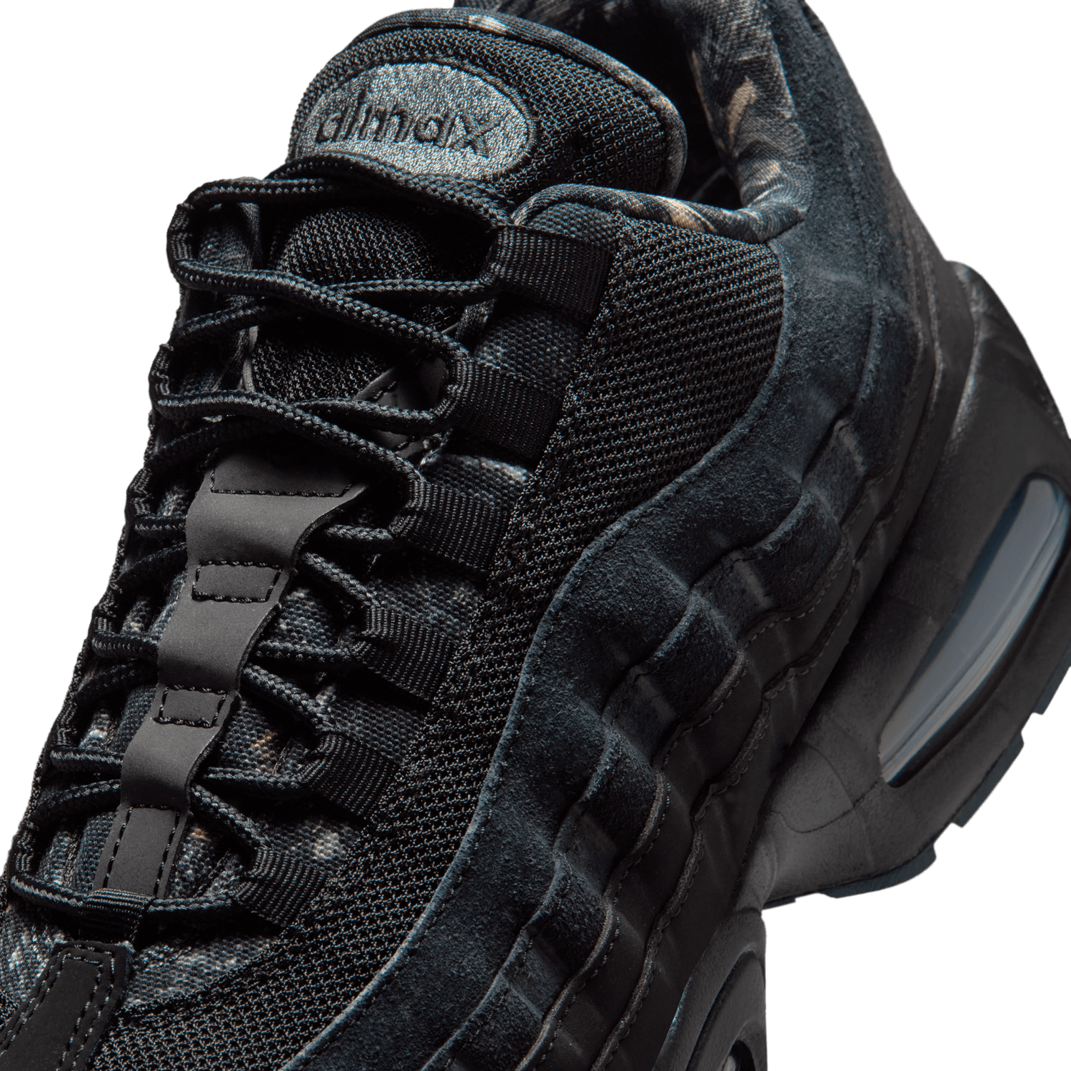 + Realtree Camo Air Max 95 Big Bubble 'Triple Black'