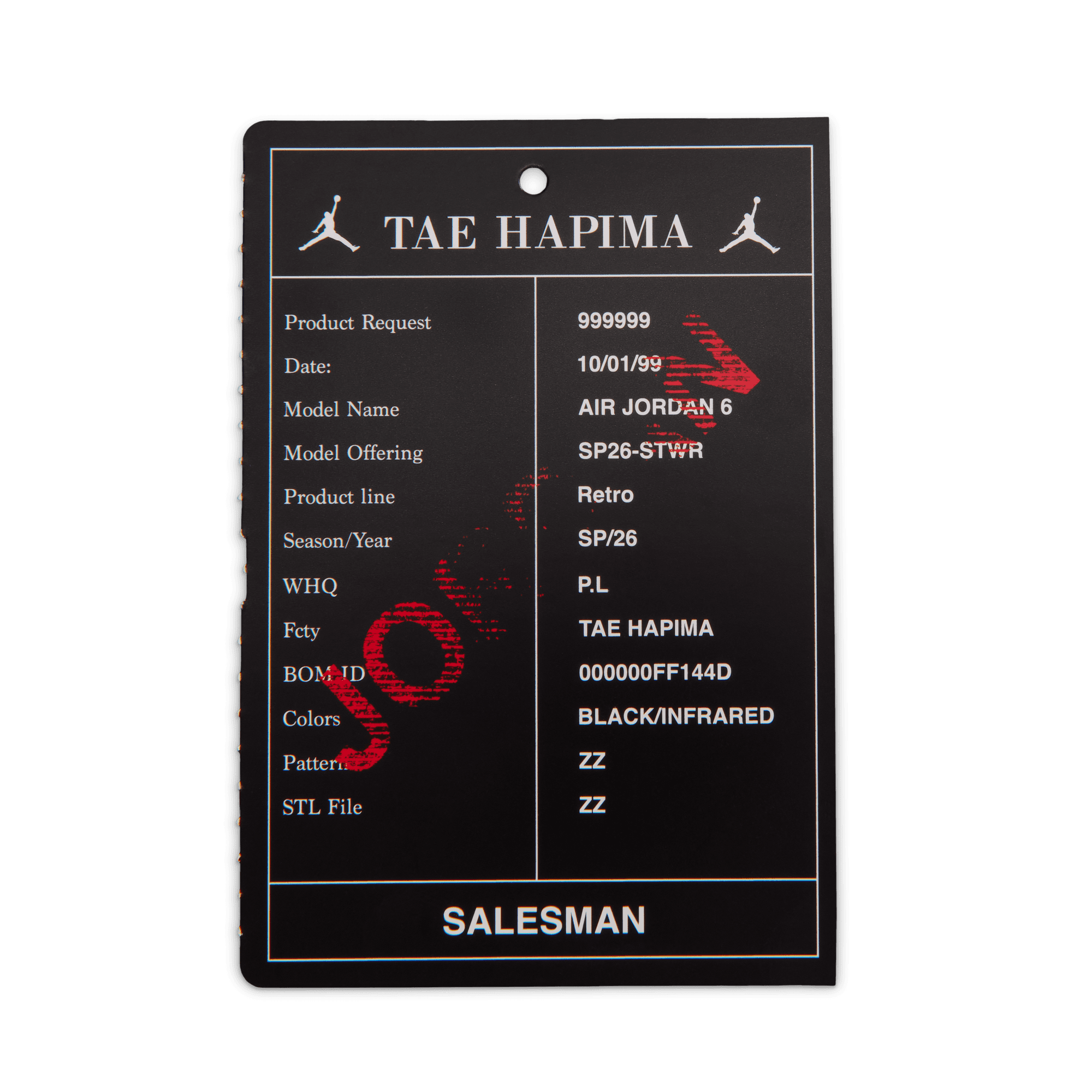 Kids Air Jordan 6 Retro 'Infrared Salesman'