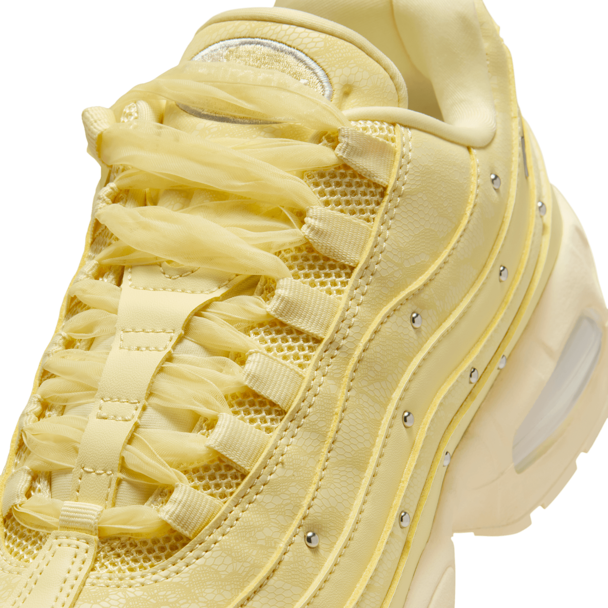 Wmns Air Max 95 Big Bubble 'Soft Yellow Silver Stub'