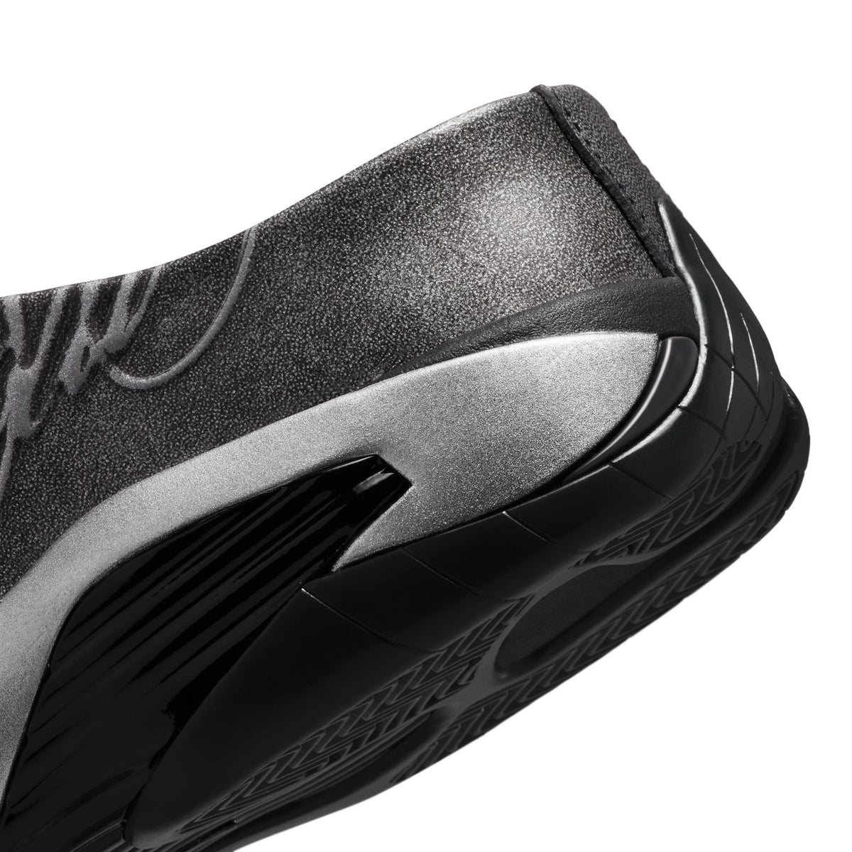 + Mowalola Air Jordan 14 Retro Mule SP 'Metallic Silver'