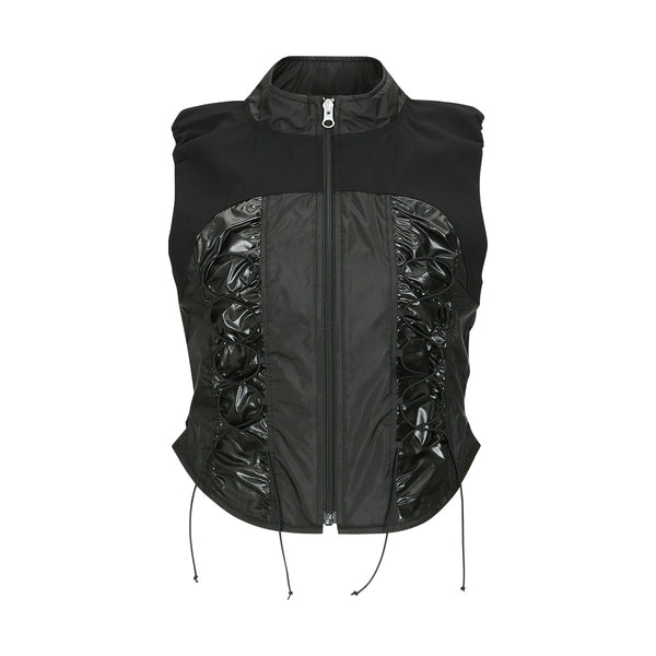 Gia Lace Up Vest 'Black'