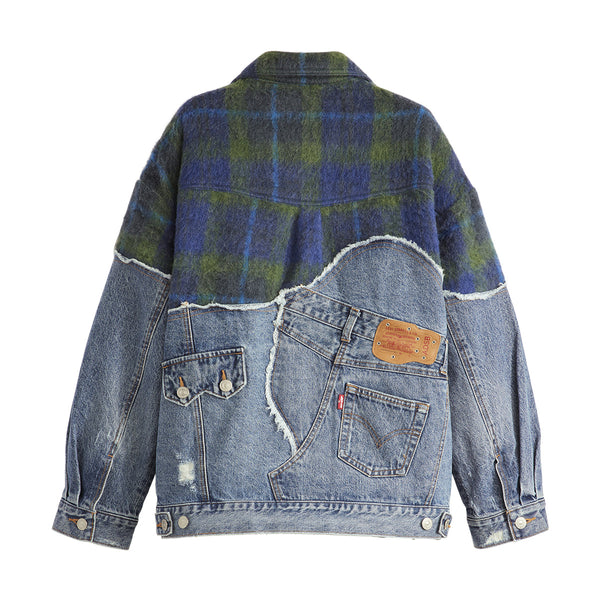 + Levi's Spliced Trucker 'Indigo Green'