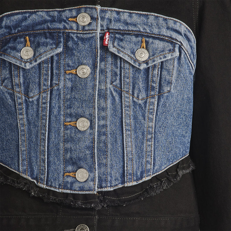 + Levi's Half Trucker 'Indigo Black'