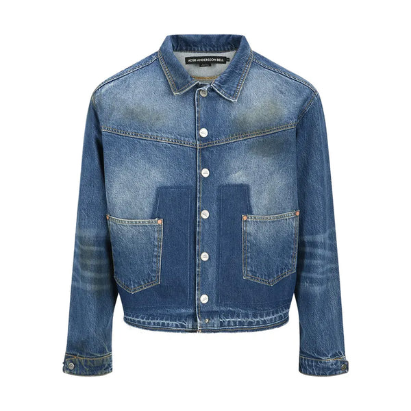 Rodeo Motorcycle Denim Jacket 'Blue'