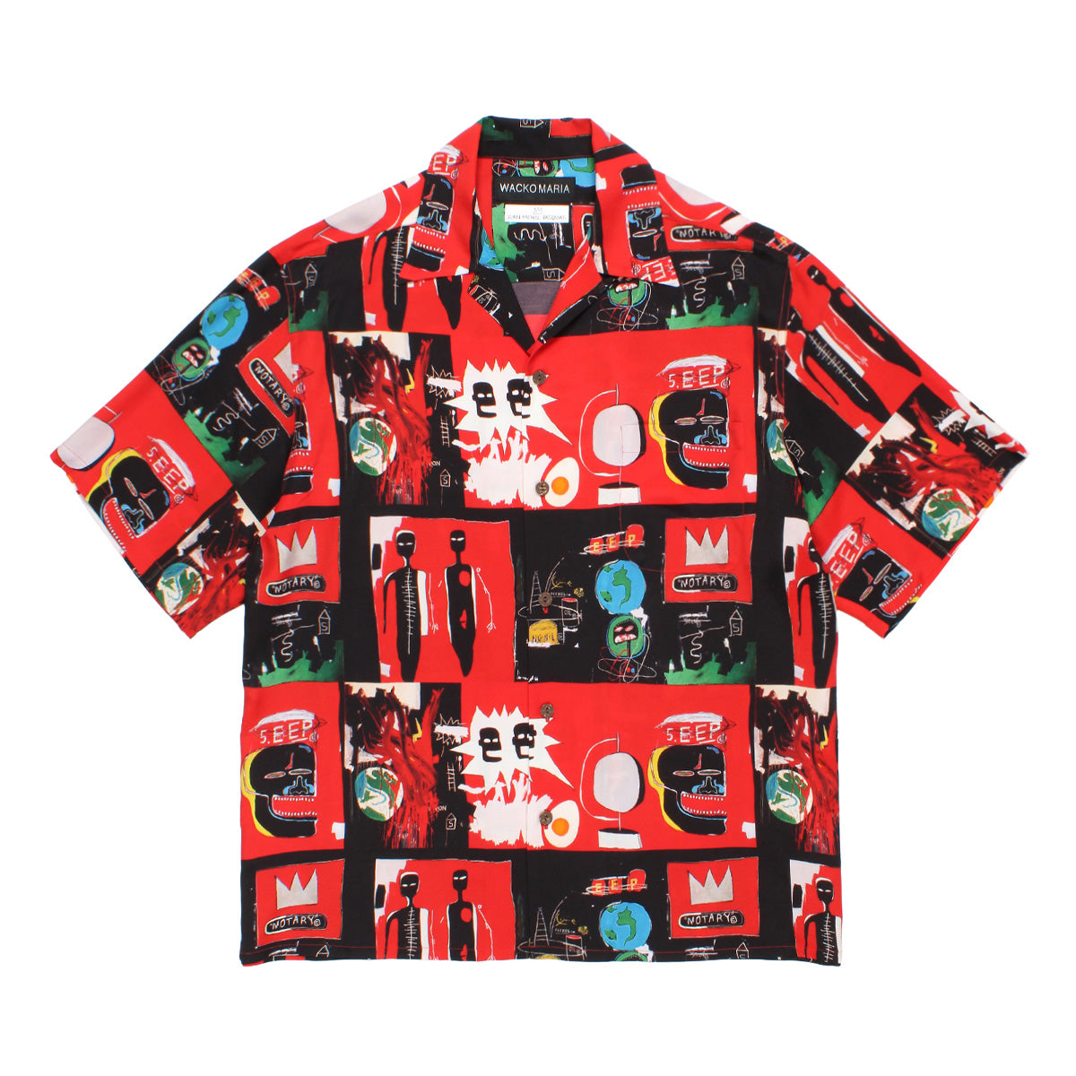 + Jean-Michel Basquiat Type 2 Hawaiian Shirt 'One'